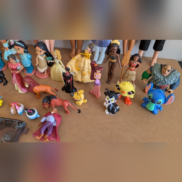 Disney Dolls & Figures / Cake Toppers Bundle Lot - Picture 6 of 16
